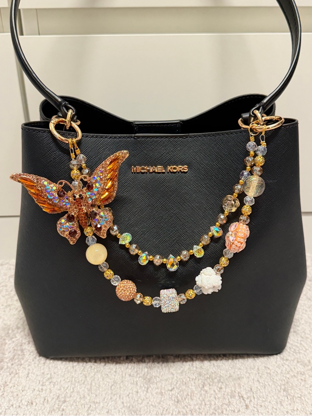Butterfly Charm Purse Chain